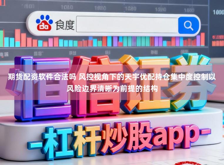 期货配资软件合法吗 风控视角下的天宇优配持仓集中度控制以风险边界清晰为前提的结构