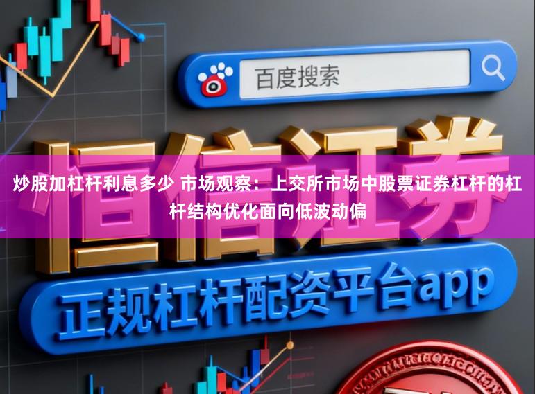 炒股加杠杆利息多少 市场观察：上交所市场中股票证券杠杆的杠杆结构优化面向低波动偏
